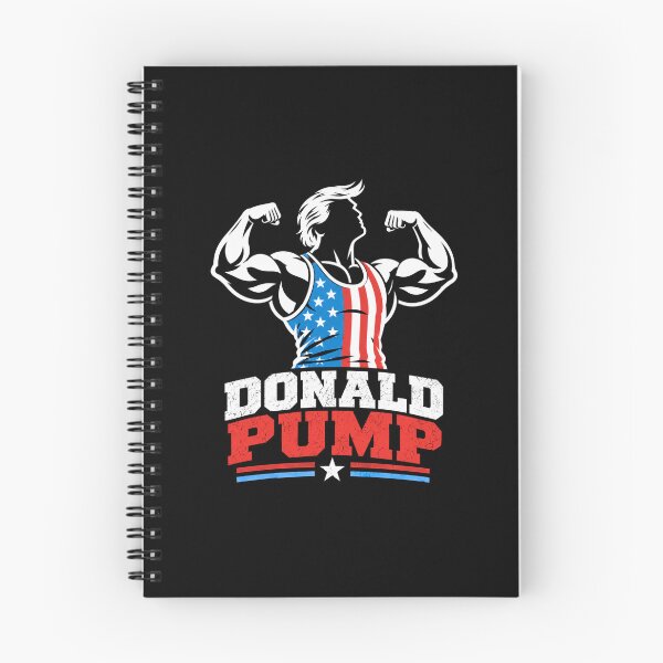 Item preview, Donald Pump – Buff Donald Trump Flexing Fitness Parody designed and sold by TEEJAMBOREE.