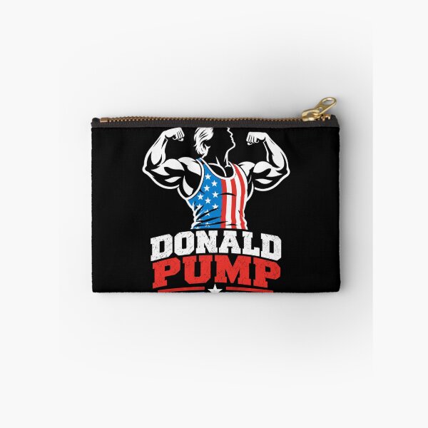 Item preview, Donald Pump – Buff Donald Trump Flexing Fitness Parody designed and sold by TEEJAMBOREE.