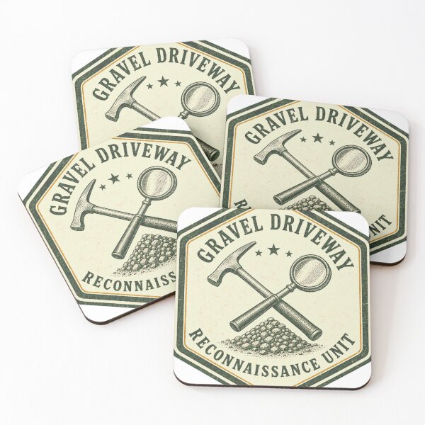 Item preview, Gravel Driveway Reconnaissance Unit Club Emblem designed and sold by BoosterShop.