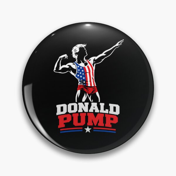 Item preview, Donald Pump – Buff Donald Trump Flexing Fitness Parody designed and sold by TEEJAMBOREE.