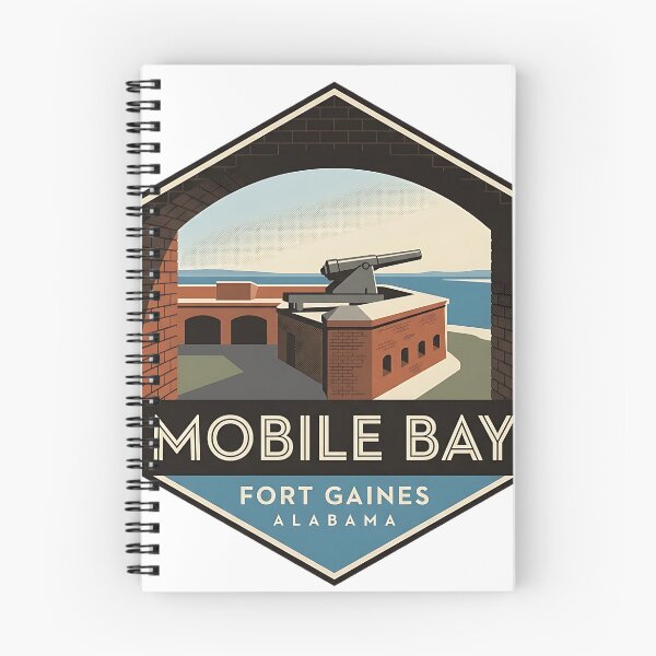 Item preview, Fort Gaines Mobile Bay Alabama Hexagon Emblem Sticker designed and sold by DetourDgn.