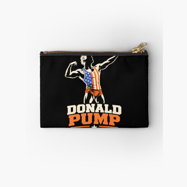 Item preview, Donald Pump – Buff Donald Trump Flexing Fitness Parody designed and sold by TEEJAMBOREE.