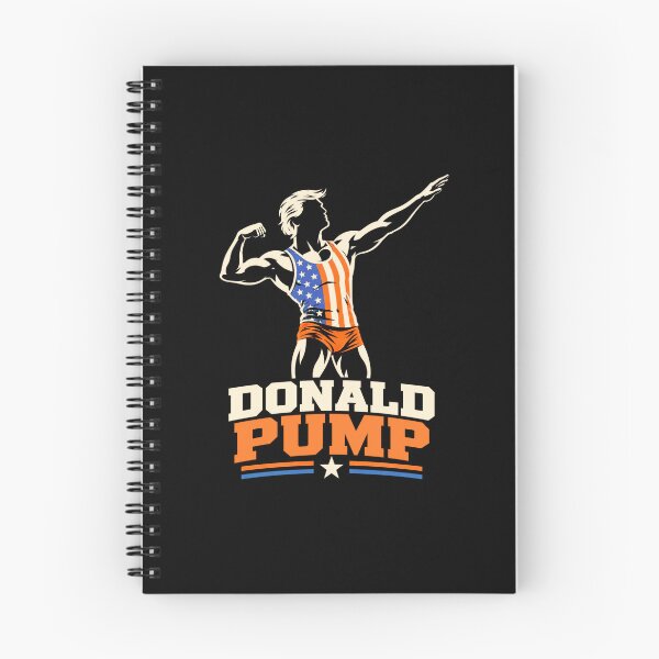 Item preview, Donald Pump – Buff Donald Trump Flexing Fitness Parody designed and sold by TEEJAMBOREE.