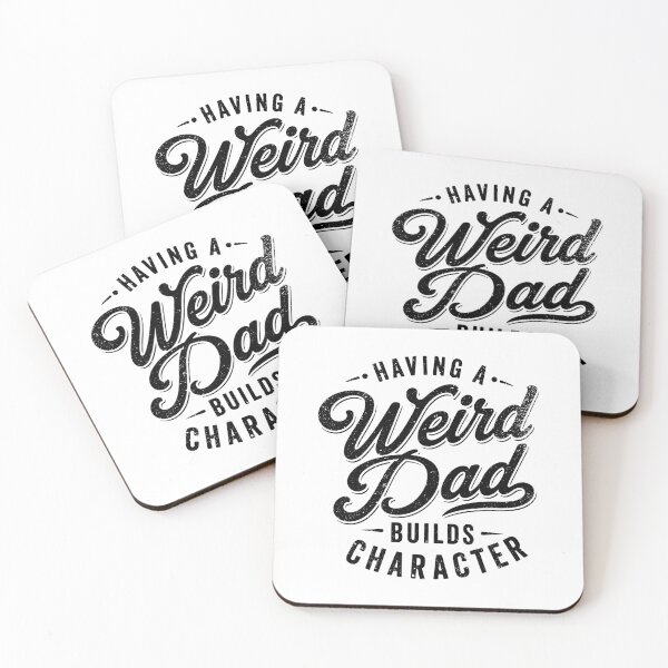 Item preview, Weird Dad Builds Character - Funny Proud Dad Father's Day Gift designed and sold by gunaone-design.