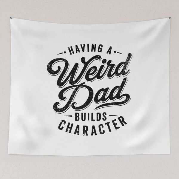 Item preview, Weird Dad Builds Character - Funny Proud Dad Father's Day Gift designed and sold by gunaone-design.