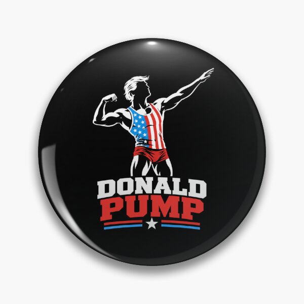 Item preview, Donald Pump – Buff Donald Trump Flexing Fitness Parody designed and sold by TEEJAMBOREE.