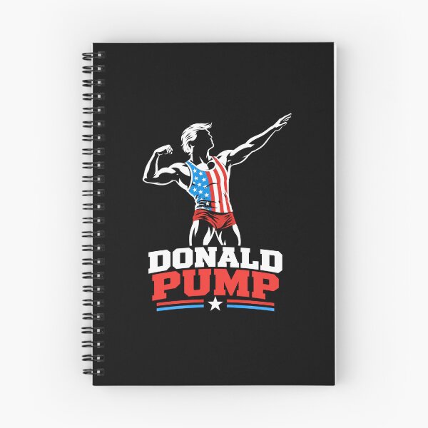 Item preview, Donald Pump – Buff Donald Trump Flexing Fitness Parody designed and sold by TEEJAMBOREE.