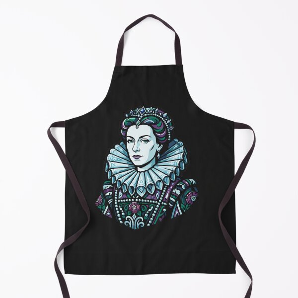 Item preview, Elizabeth I Royal Portrait Vector Art Illustration designed and sold by Owcomm.