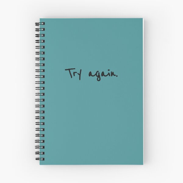 Item preview, Try Again Handwritten Quote designed and sold by sazuii.