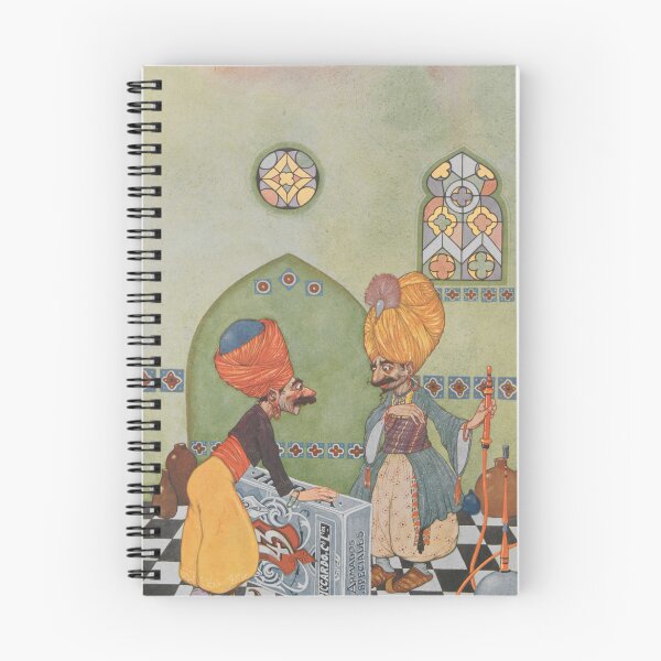 Item preview, Vintage Fantasy Wall Art, Cigarrillos Arabian Storybook Illustration, Juan Carlos Huergo Print designed and sold by RickE.