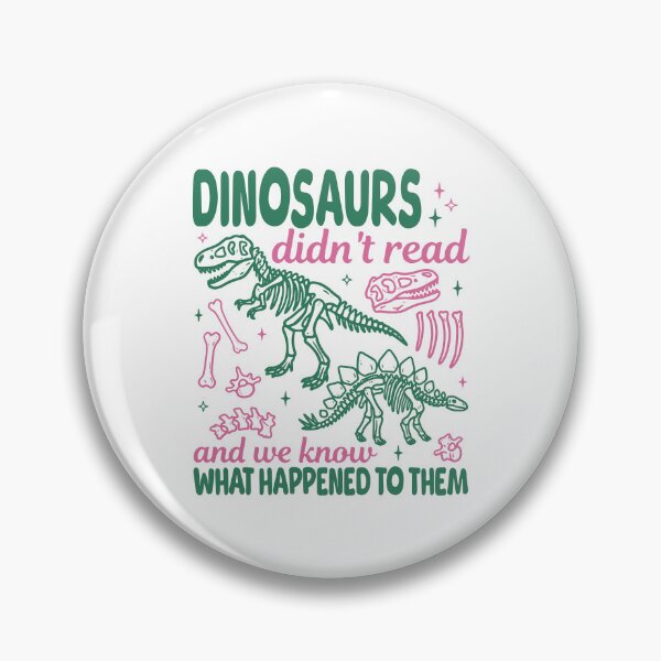 Item preview, Dinosaurs Didnt Read Look What Happened To Them - Funny English Teacher designed and sold by gunaone-design.