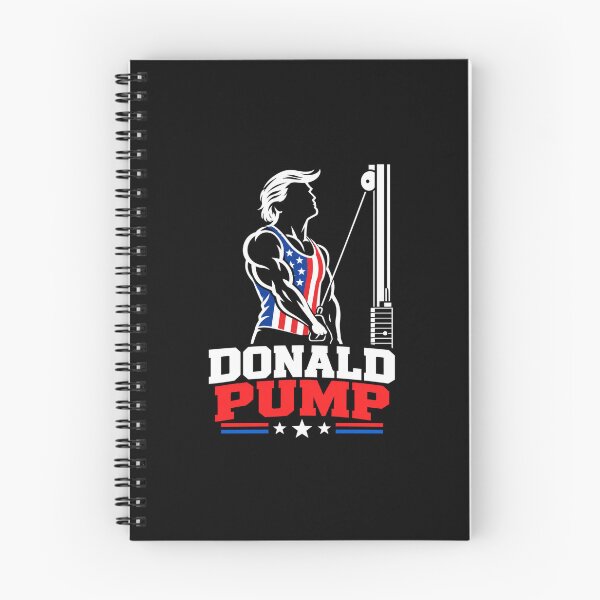 Item preview, Donald Pump – Buff Donald Trump Flexing Fitness Parody designed and sold by TEEJAMBOREE.