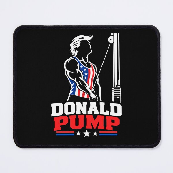 Item preview, Donald Pump – Buff Donald Trump Flexing Fitness Parody designed and sold by TEEJAMBOREE.