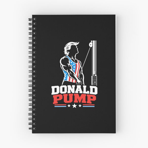 Item preview, Donald Pump – Buff Donald Trump Flexing Fitness Parody designed and sold by TEEJAMBOREE.