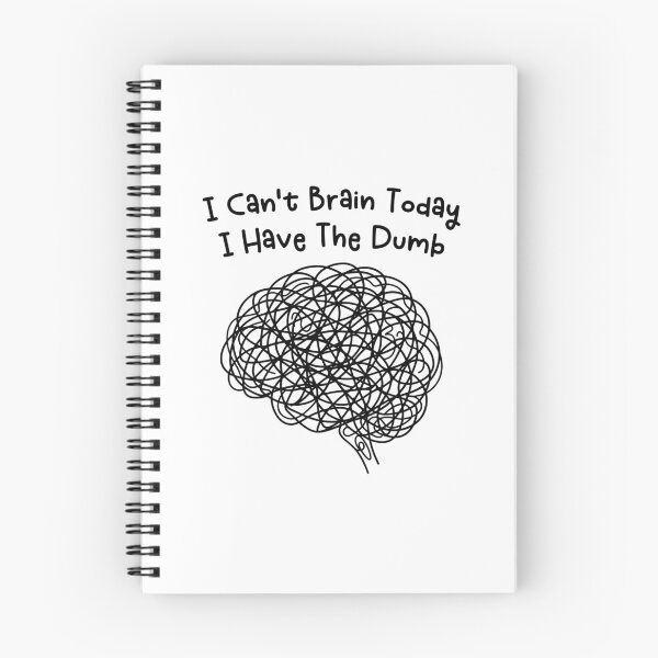 Item preview, I cannot brain today I has the dumb - Funny Brain Rot  designed and sold by gunaone-design.