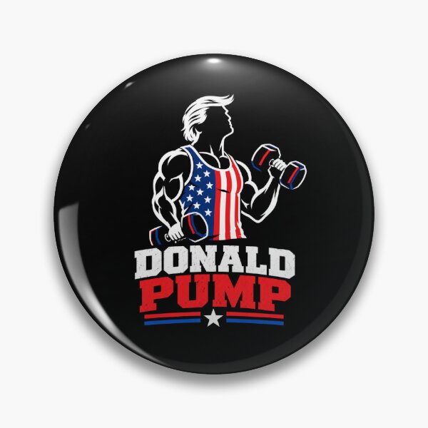 Item preview,  Donald Pump – Buff Donald Trump Flexing Fitness Parody designed and sold by TEEJAMBOREE.