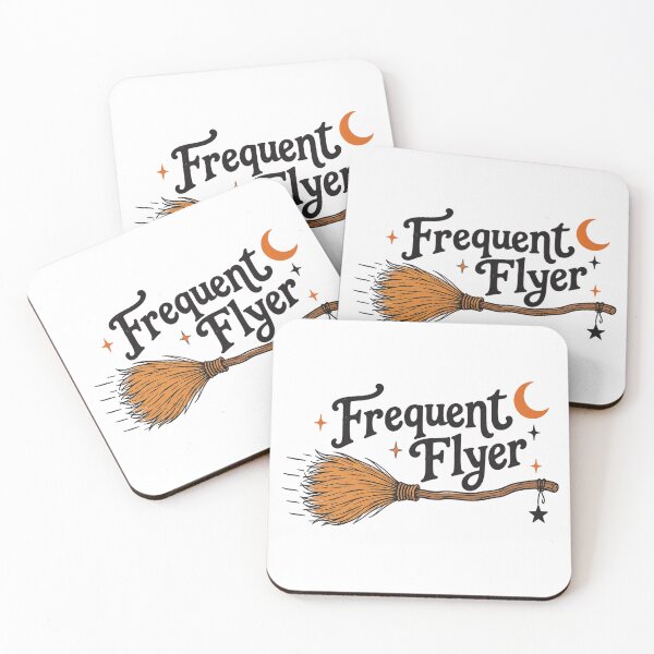 Item preview, Frequent Flyer - Witchy Halloween Design designed and sold by CampAndCoast.