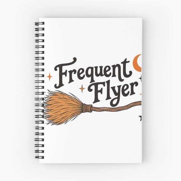 Item preview, Frequent Flyer - Witchy Halloween Design designed and sold by CampAndCoast.