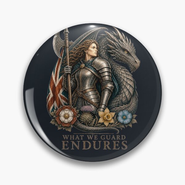 Item preview, What We Guard Endures — Guardian of Britain designed and sold by Sanctum Icons.