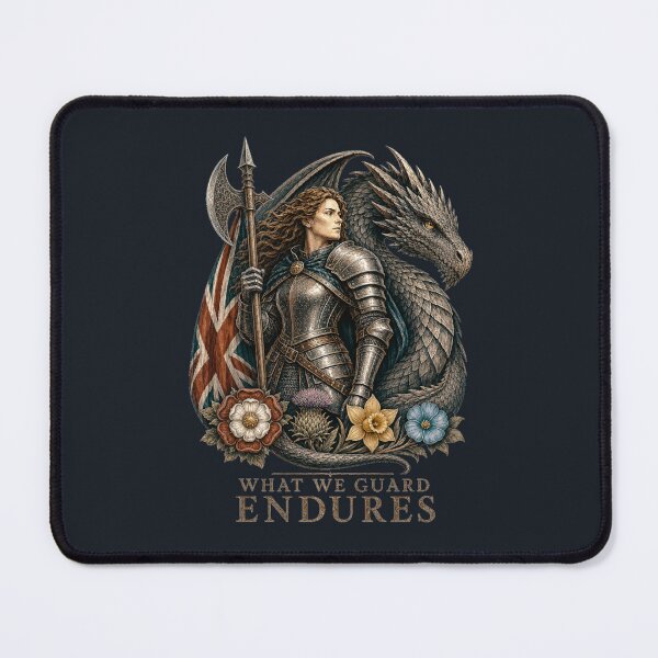 Item preview, What We Guard Endures — Guardian of Britain designed and sold by Sanctum Icons.