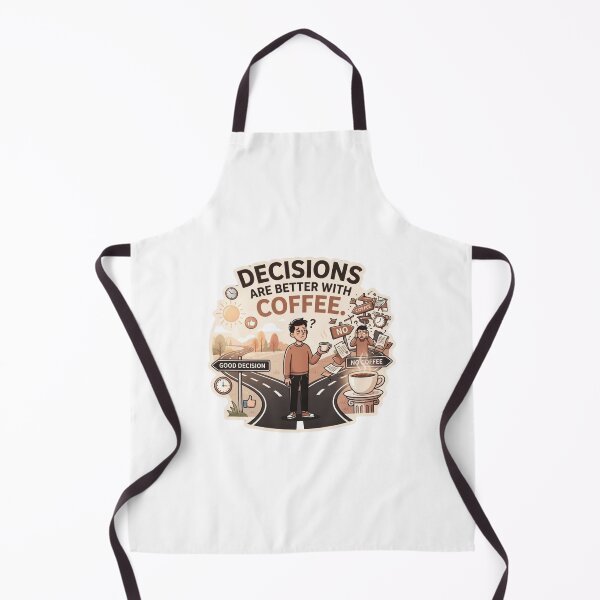 Item preview, Decisions Are Better with Coffee designed and sold by CleverGoods.