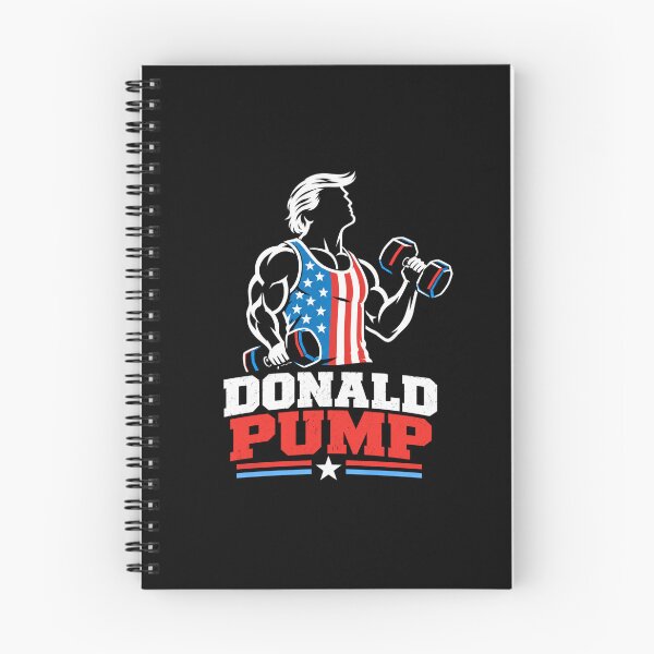 Item preview, Donald Pump – Buff Donald Trump Flexing Fitness Parody designed and sold by TEEJAMBOREE.