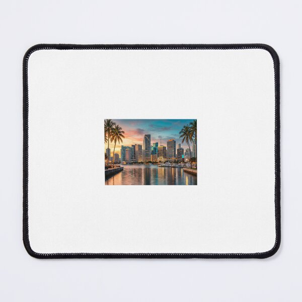 Item preview, Downtown Miami Skyline designed and sold by Sortix.