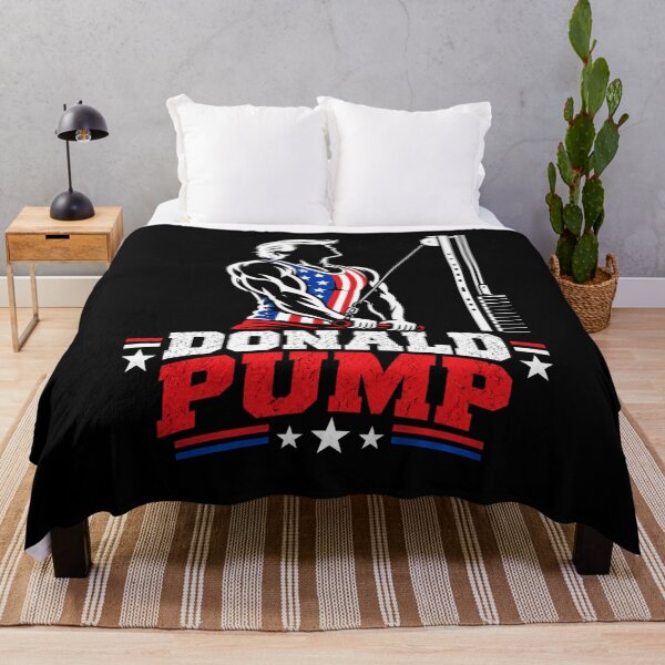 Item preview, Donald Pump – Buff Donald Trump Flexing Fitness Parody designed and sold by TEEJAMBOREE.