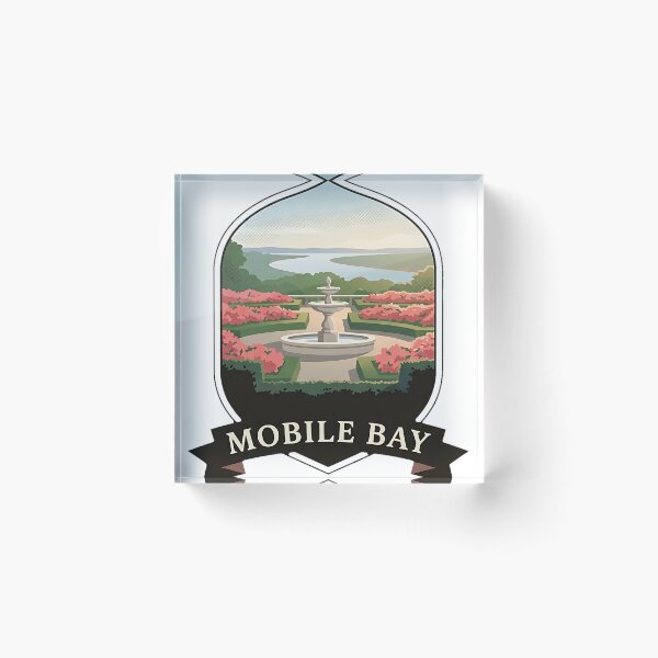 Item preview, Bellingrath Gardens Mobile Bay Alabama Crest Sticker designed and sold by DetourDgn.