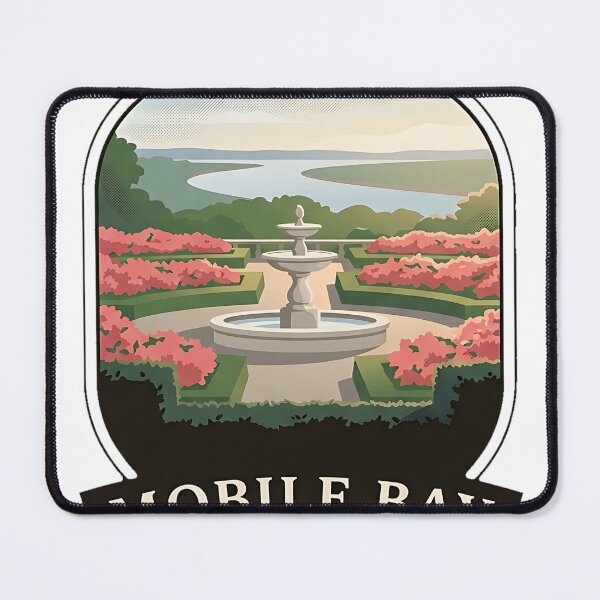 Item preview, Bellingrath Gardens Mobile Bay Alabama Crest Sticker designed and sold by DetourDgn.