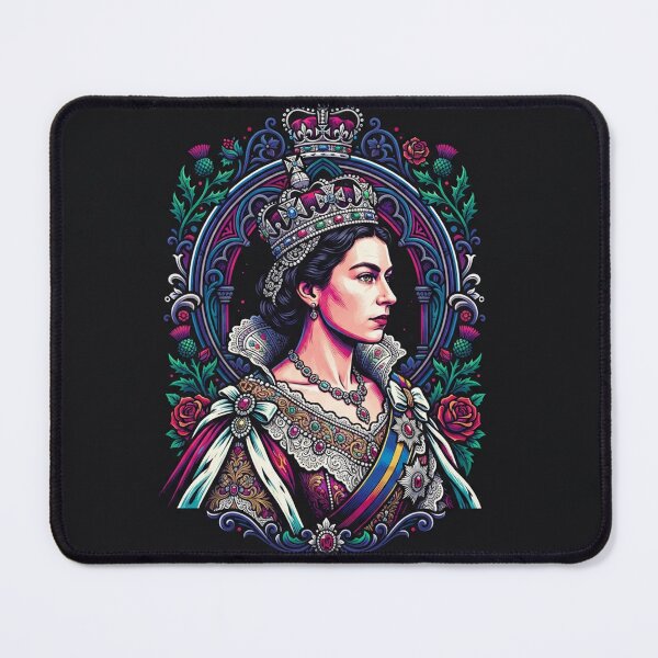 Item preview, Queen Elizabeth II Royal Portrait Vector Art designed and sold by Owcomm.