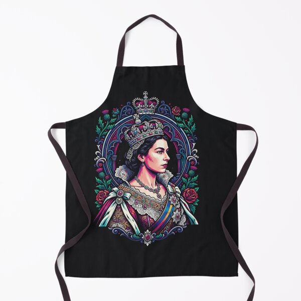 Item preview, Queen Elizabeth II Royal Portrait Vector Art designed and sold by Owcomm.