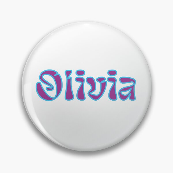 Item preview, Olivia Name Retro Design - Purple + Blue designed and sold by aligchi.