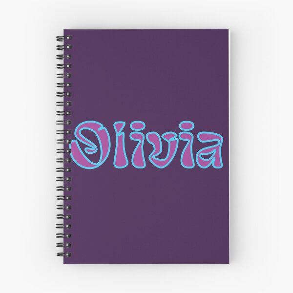Item preview, Olivia Name Retro Design - Purple + Blue designed and sold by aligchi.