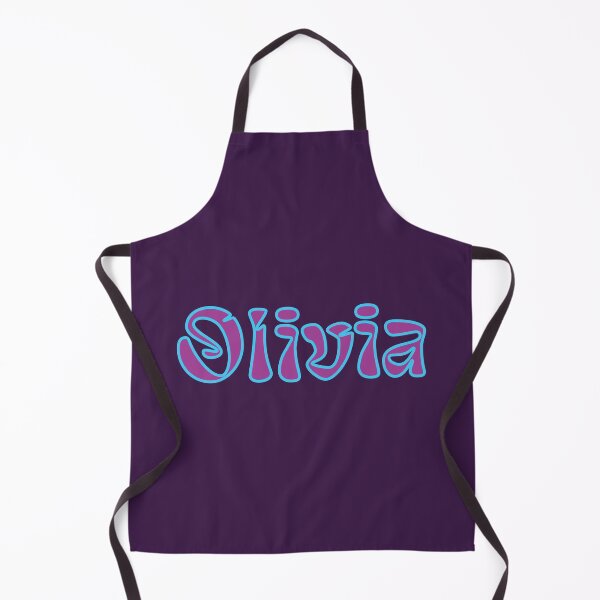Item preview, Olivia Name Retro Design - Purple + Blue designed and sold by aligchi.