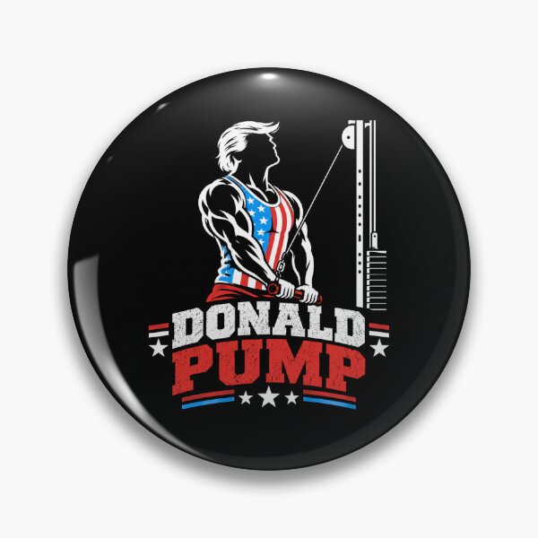 Item preview, Donald Pump – Buff Donald Trump Flexing Fitness Parody designed and sold by TEEJAMBOREE.