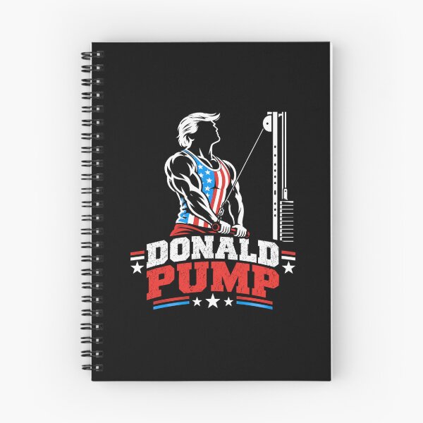 Item preview, Donald Pump – Buff Donald Trump Flexing Fitness Parody designed and sold by TEEJAMBOREE.