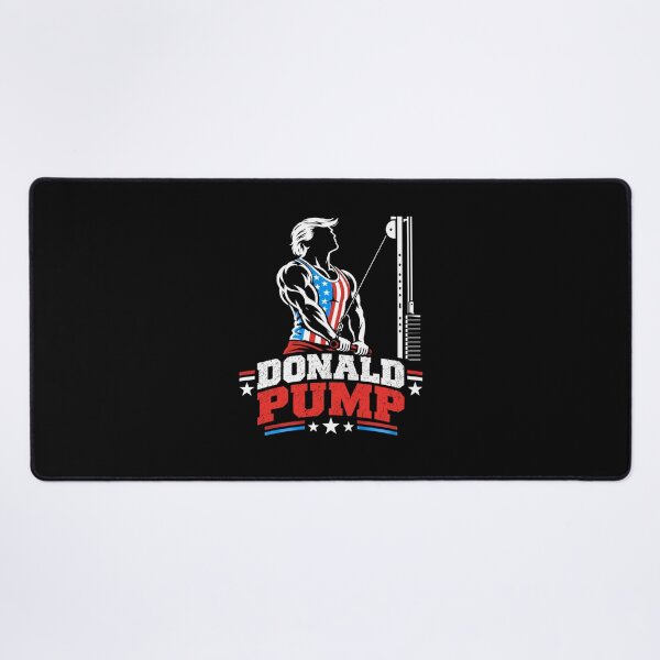 Item preview, Donald Pump – Buff Donald Trump Flexing Fitness Parody designed and sold by TEEJAMBOREE.
