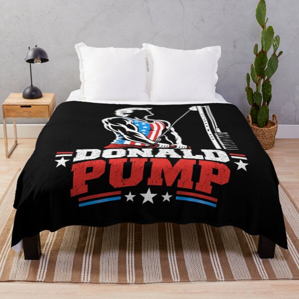 Item preview, Donald Pump – Buff Donald Trump Flexing Fitness Parody designed and sold by TEEJAMBOREE.