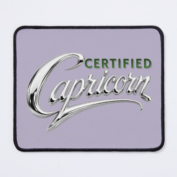 Item preview, Certified Capricorn – Green Silver Chrome Zodiac Statement designed and sold by ZenWealthDesign.