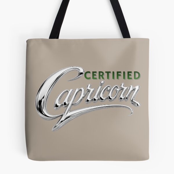 Item preview, Certified Capricorn – Green Silver Chrome Zodiac Statement designed and sold by ZenWealthDesign.
