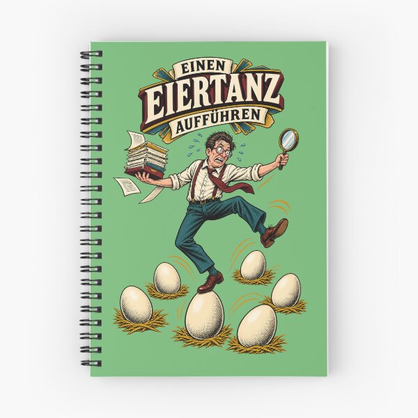 Item preview, Walking On Eggshells Funny Office Stress Literal Idiom designed and sold by SVox.