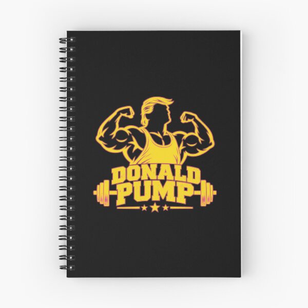 Item preview, Donald Pump – Buff Donald Trump Flexing Fitness Parody designed and sold by TEEJAMBOREE.