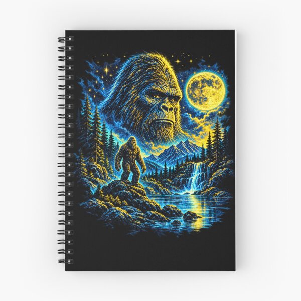 Item preview, Vintage Sasquatch Moon Wilderness Bigfoot Outdoor Adventure designed and sold by BigfeetLittlepaws.