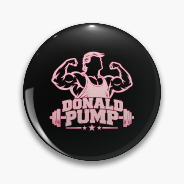 Item preview, Donald Pump – Buff Donald Trump Flexing Fitness Parody designed and sold by TEEJAMBOREE.