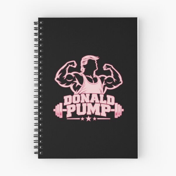 Item preview, Donald Pump – Buff Donald Trump Flexing Fitness Parody designed and sold by TEEJAMBOREE.