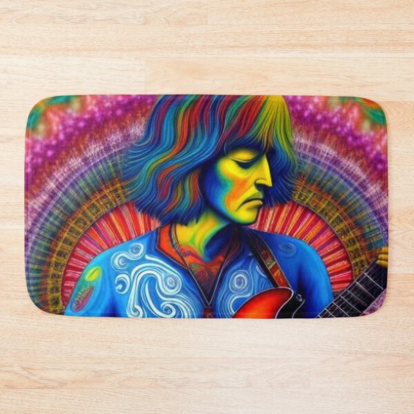 Item preview, Psychedelic Hippy Guitarist designed and sold by TheDarkWardrobe.