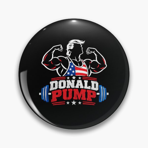 Item preview, Donald Pump – Buff Donald Trump Flexing Fitness Parody designed and sold by TEEJAMBOREE.