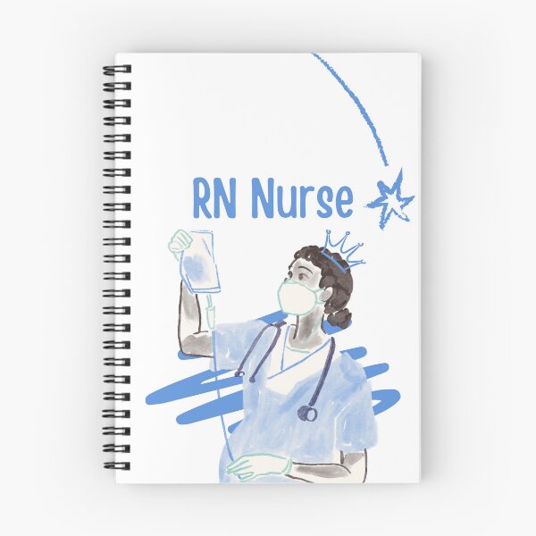 Item preview, RN Nurse Cute Blue Watercolor | Registered Nurse Medical | Nurse Life  Illustration | RN Nurse | Pediatric Nurse Blue | ICU Nurse Graduation Gift | Healthcare Worker   designed and sold by LitzoyGlobeArt.
