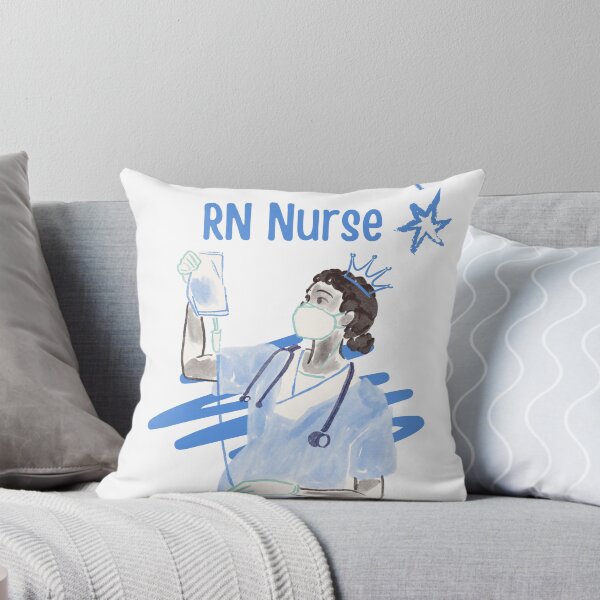 Item preview, RN Nurse Cute Blue Watercolor | Registered Nurse Medical | Nurse Life  Illustration | RN Nurse | Pediatric Nurse Blue | ICU Nurse Graduation Gift | Healthcare Worker   designed and sold by LitzoyGlobeArt.